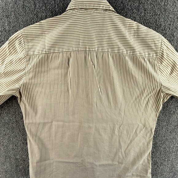 MAX MARA WEEKEND Striped Button Up Shirt Long Sleeve Italy Cotton Blend Women - Picture 15 of 16